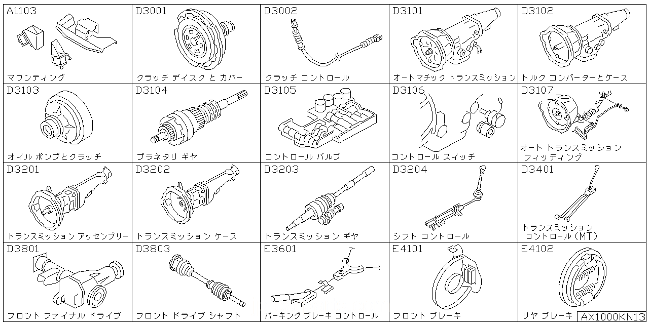 エンジン & ミッション マウンティング