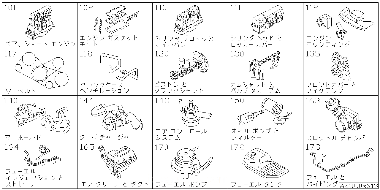 ベア & ショート エンジン アッセンブリ