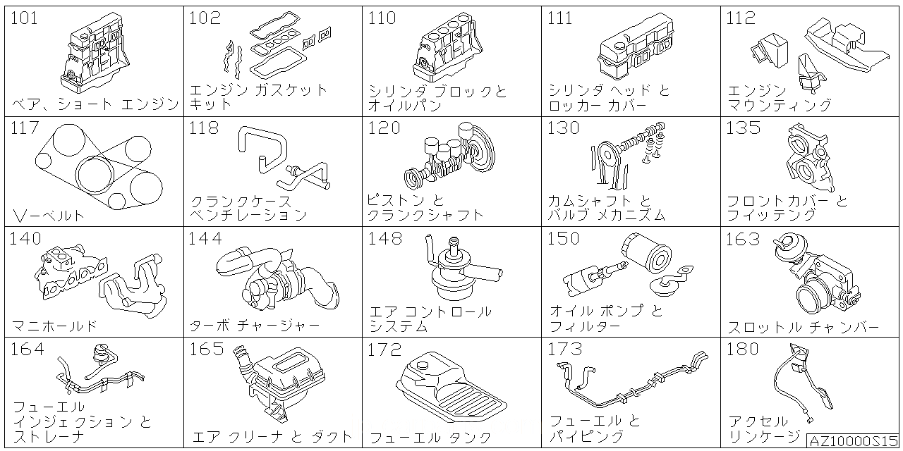 ベア & ショート エンジン アッセンブリ