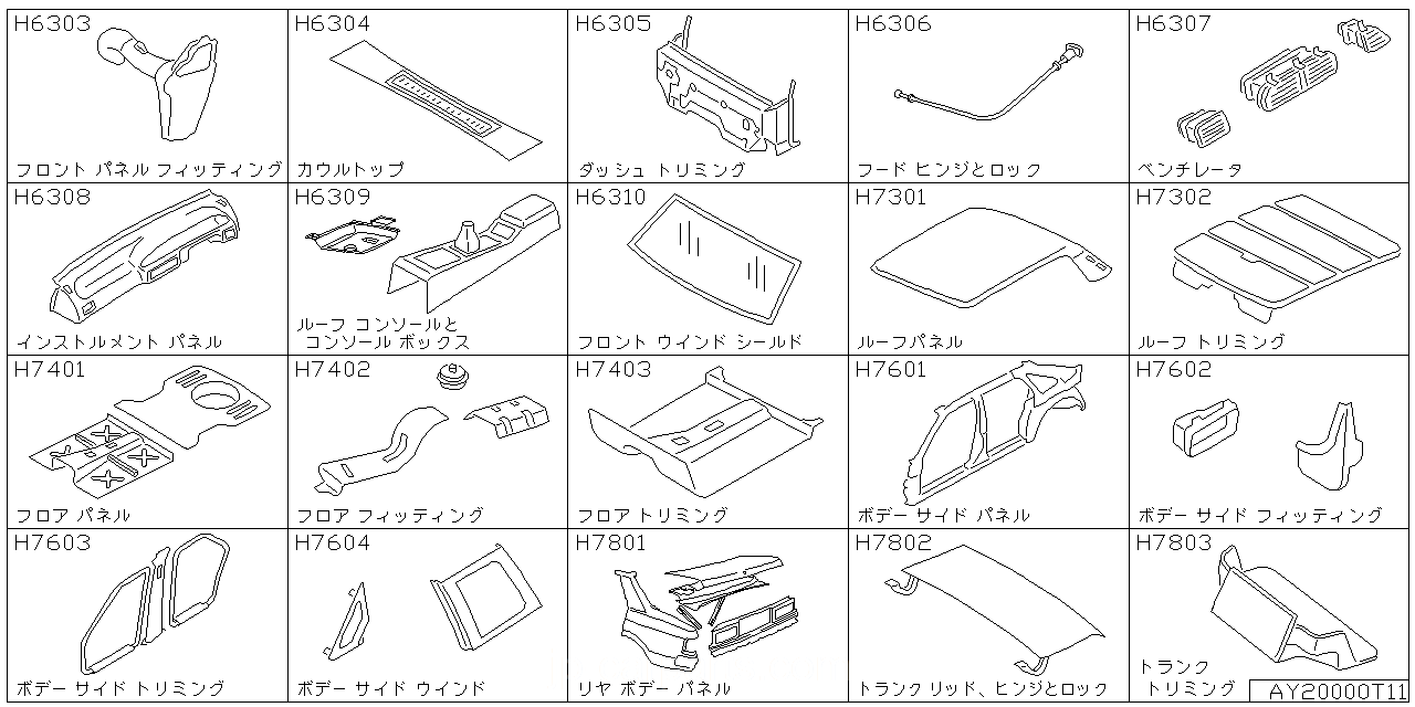 フロント ボディ フィッティング