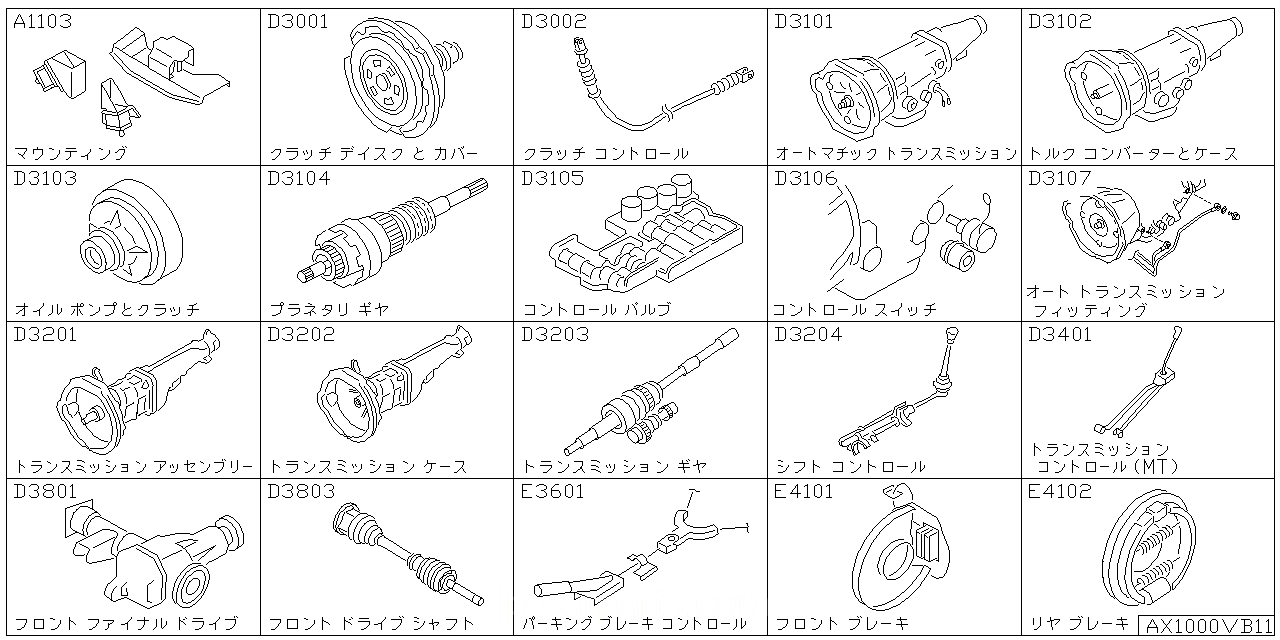 エンジン & ミッション マウンティング