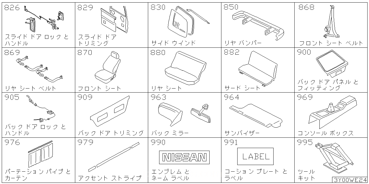 スライド ドアロック & ハンドル