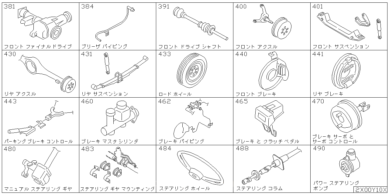 フロント ファイナル ドライブ