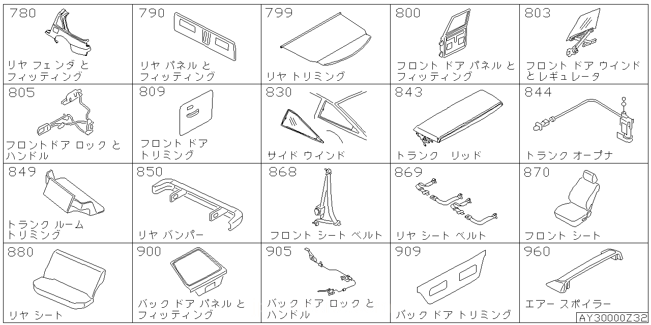 リア フェンダー & フィッティング