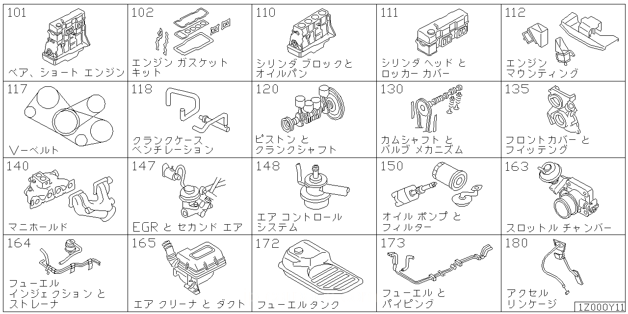 ベア & ショート エンジン アッセンブリ