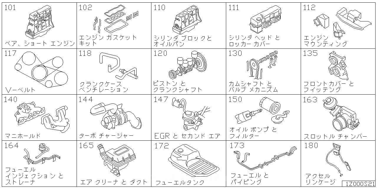 ベア & ショート エンジン アッセンブリ