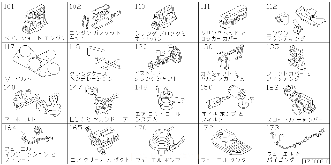 ベア & ショート エンジン アッセンブリ