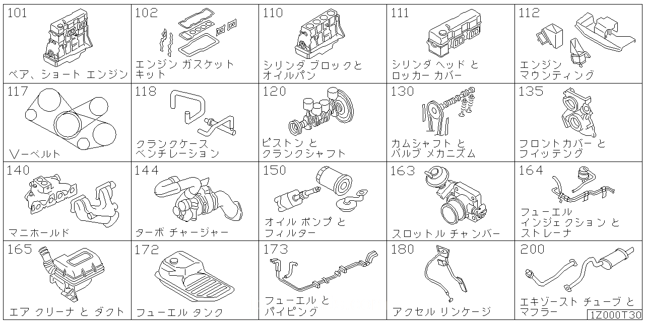 ベア & ショート エンジン アッセンブリ