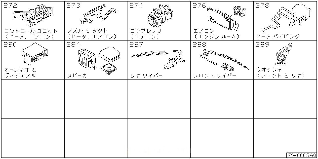 コントロール ユニット (ヒーター エアコン)