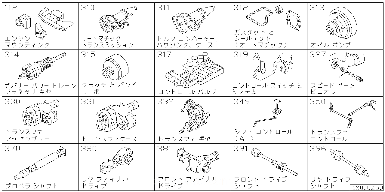 エンジン & トランスミッション マウンティング