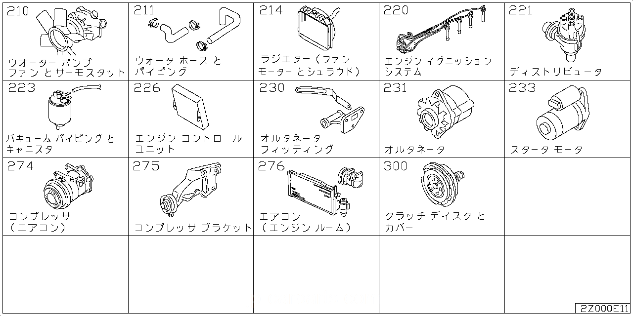 ウォーター ポンプ & クーリングファン & サーモスタッド