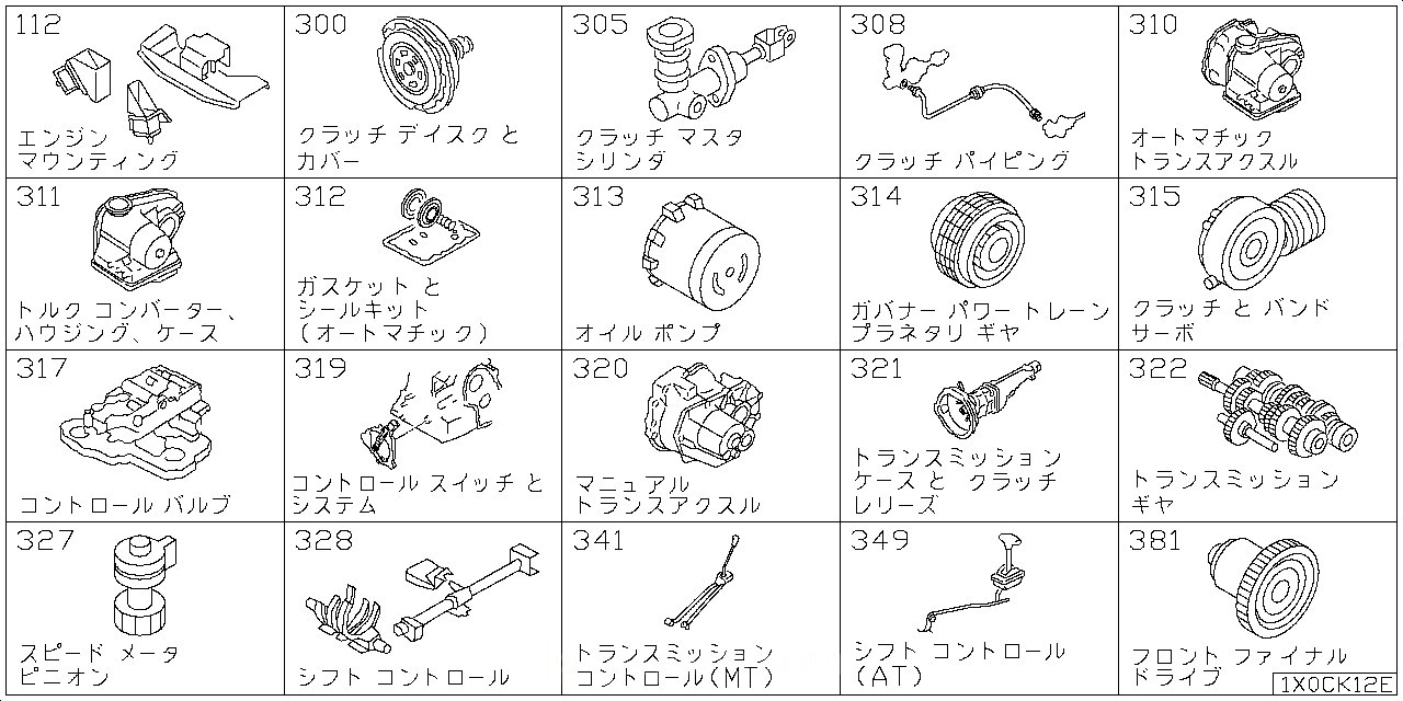 エンジン & トランスミッション マウンティング