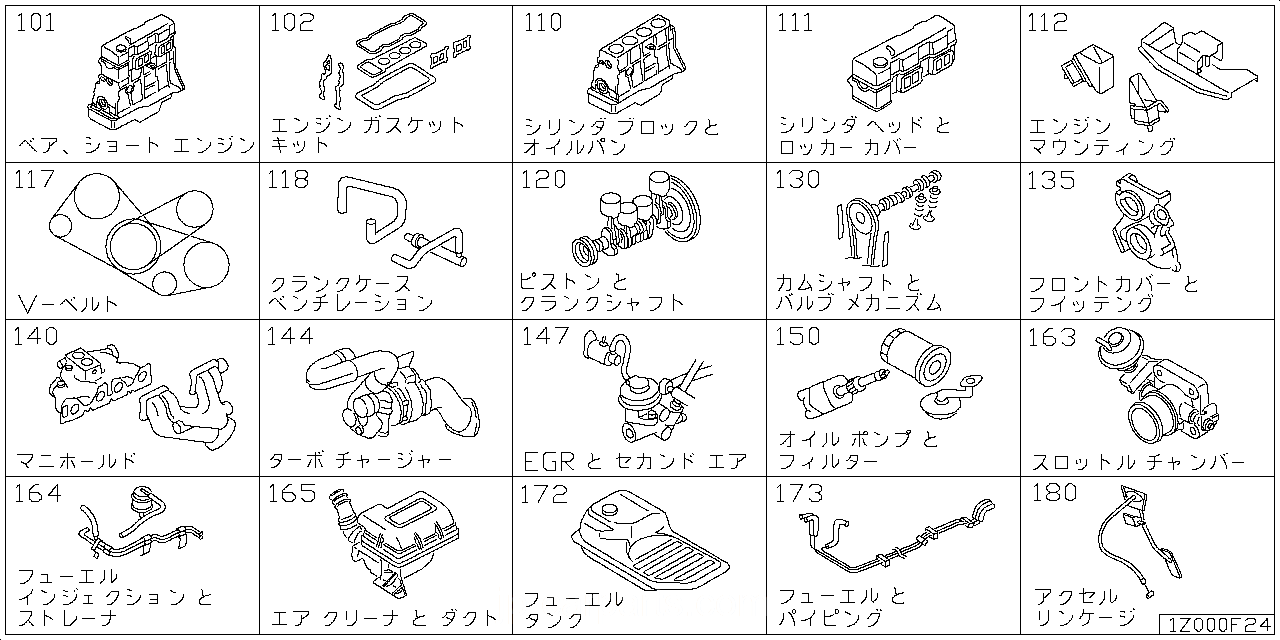 ベア & ショート エンジン アッセンブリ