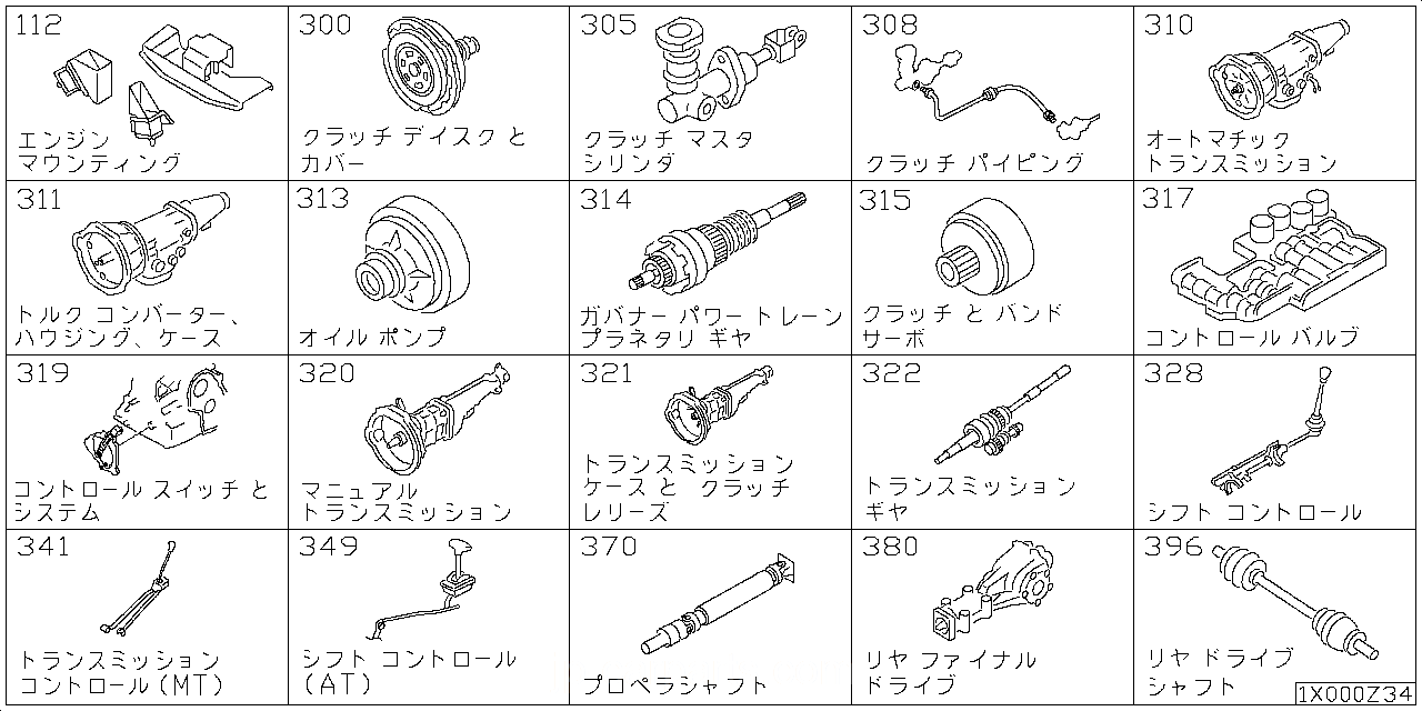 エンジン & トランスミッション マウンティング