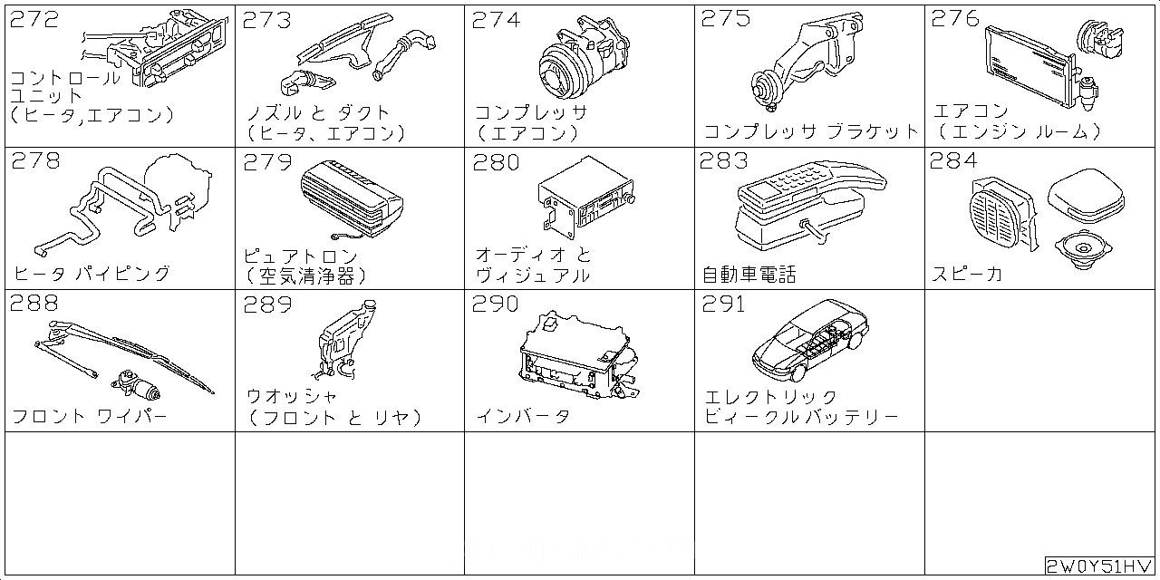 コントロール ユニット (ヒーター エアコン)