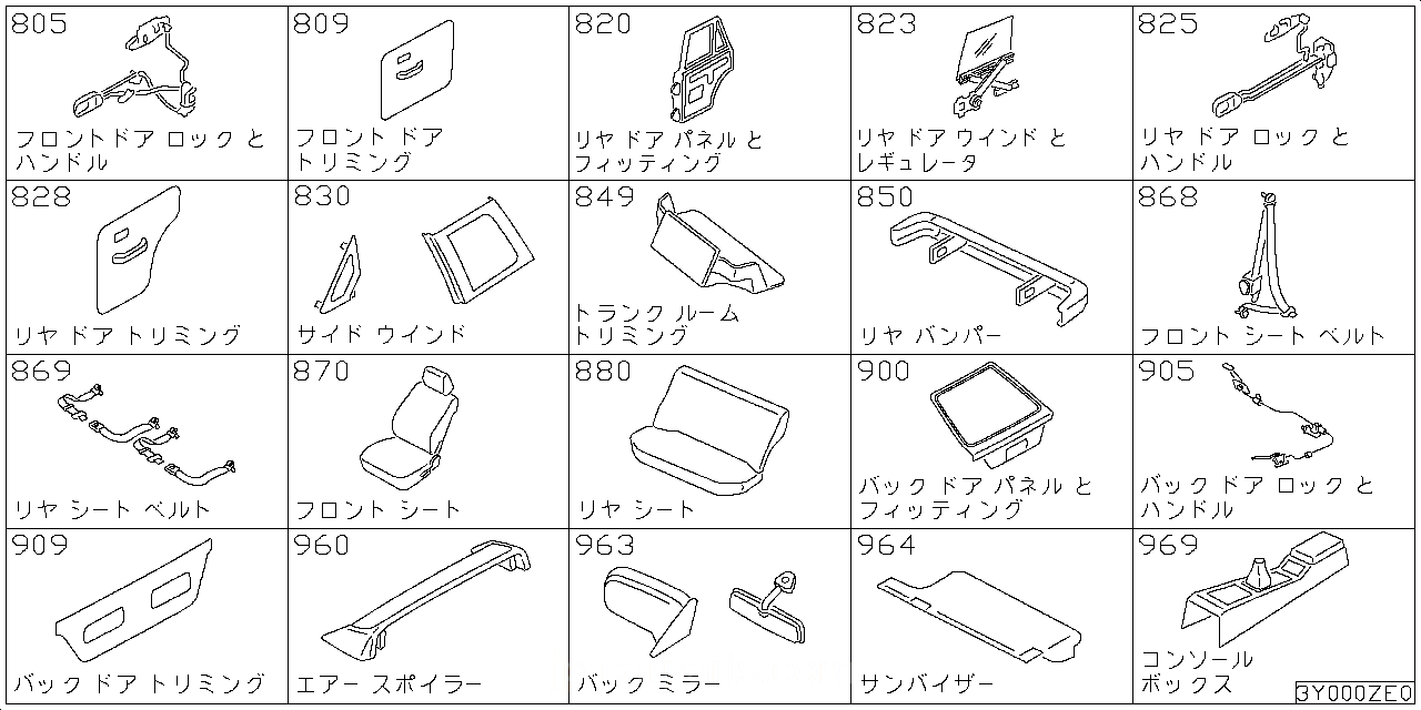 フロント ドアロック & ハンドル