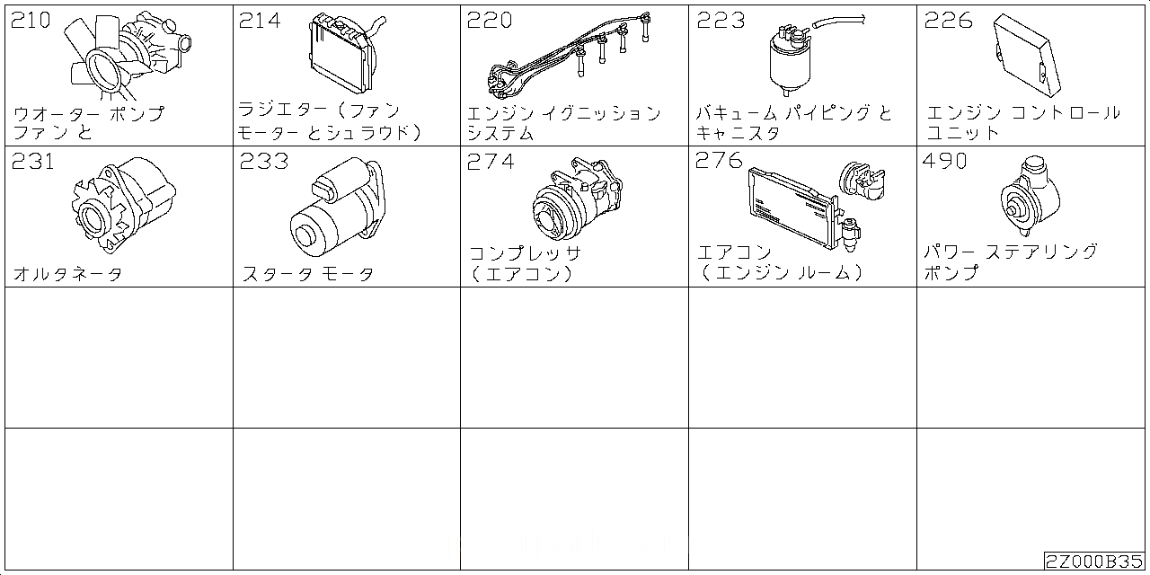 ウォーター ポンプ & クーリングファン & サーモスタッド