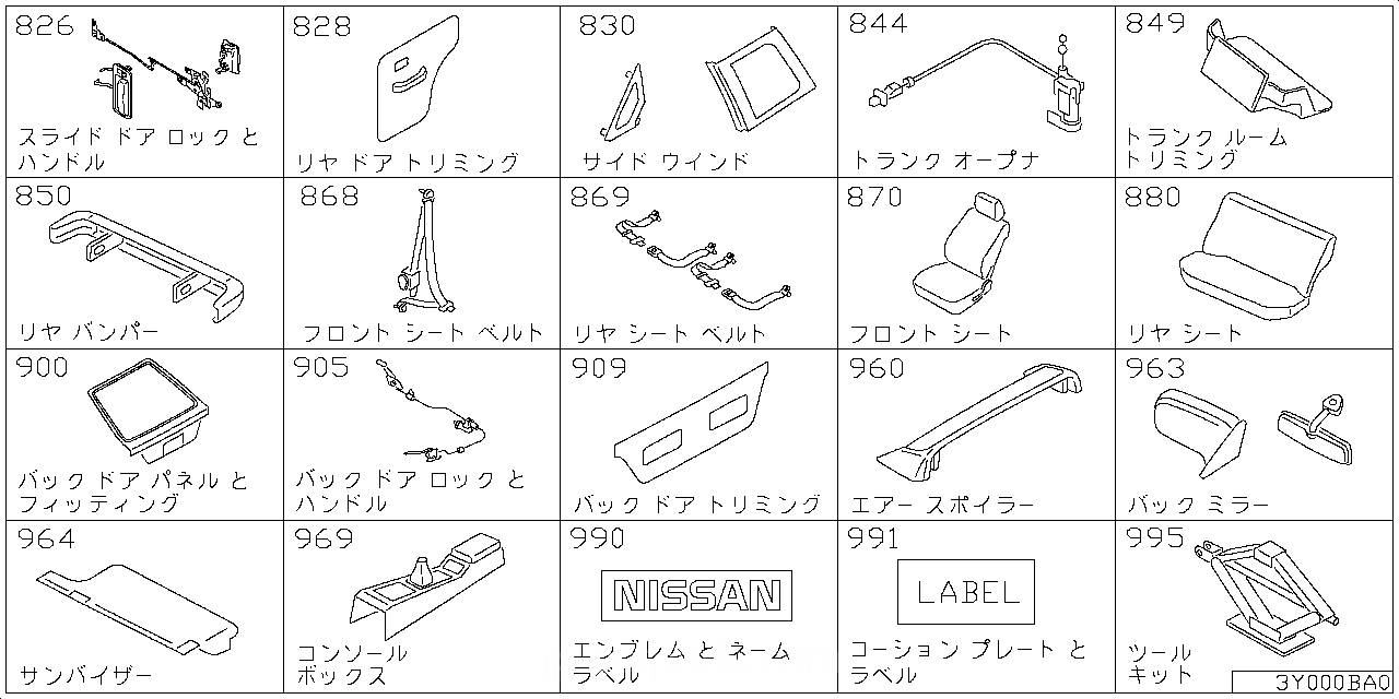 スライド ドアロック & ハンドル