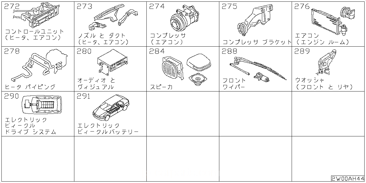 コントロール ユニット (ヒーター エアコン)